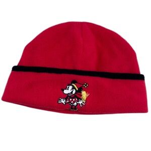 Vintage Disneyland Resort Minnie Mouse Fleece Beanie Hat
